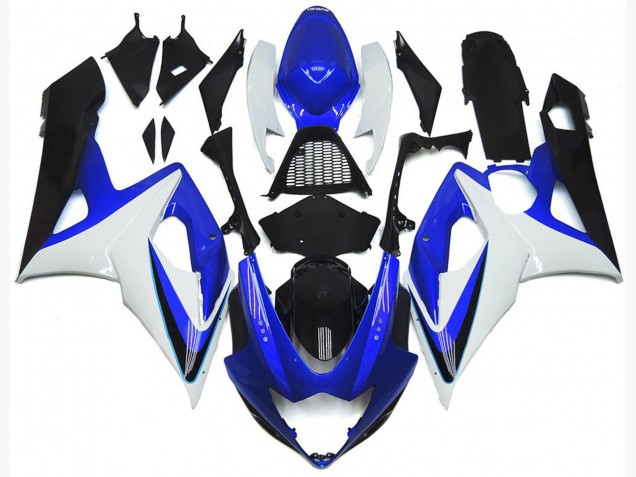Carenado Moto Suzuki GSXR 1000 2005-2006 - Blanco Rojo Azul Amarillo Fábrica