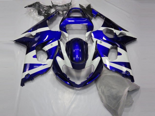 Carenados Moto Suzuki GSXR 1000 2000-2002 - Azul Blanco Fábrica