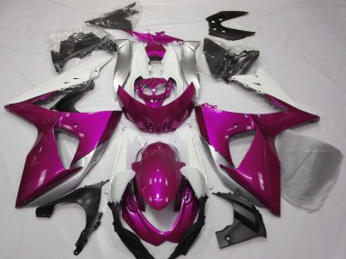 Carenados Moto Suzuki GSXR 1000 2009-2016 - Rosa Blanco Fábrica