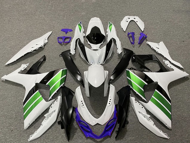 Carenados Moto Suzuki GSXR 1000 2009-2016 - Blanco Azul Verde Negro Fábrica