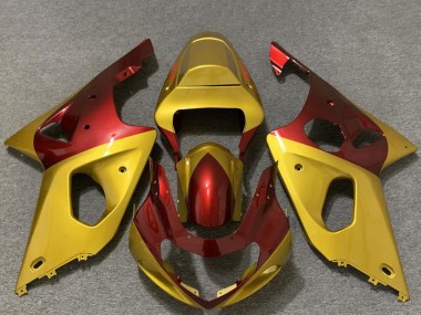 Carenados Moto Suzuki GSXR 1000 2000-2002 - Oro Rojo Fábrica