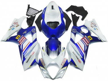 Carenados Moto Suzuki GSXR 1000 2007-2008 - Blanco Azul Rojo Amarillo Fábrica