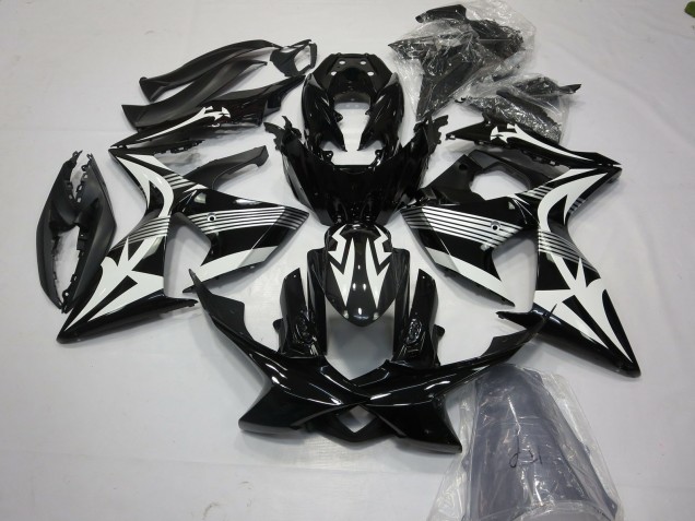 Carenados Moto Suzuki GSXR 1000 2009-2016 - Blanco Negro Fábrica