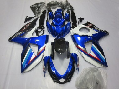 Carenados Moto Suzuki GSXR 600 / GSXR 750 2008-2010 - Azul Blanco Negro Brillante Rojo Fábrica