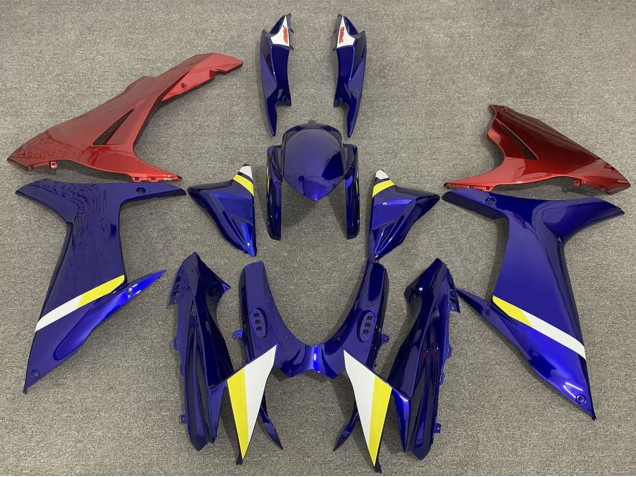 Carenados Moto Suzuki GSXR 600 / GSXR 750 2011-2024 - Azul Rojo Lowers Fábrica
