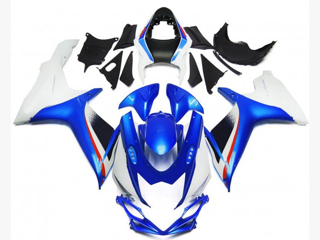 Carenados Moto Suzuki GSXR 600 / GSXR 750 2011-2024 - Blanco Azul Rojo Fábrica