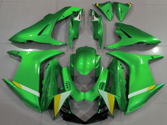 Carenados Moto Suzuki GSXR 600 / GSXR 750 2011-2024 - Verde Blanco Amarillo Fábrica