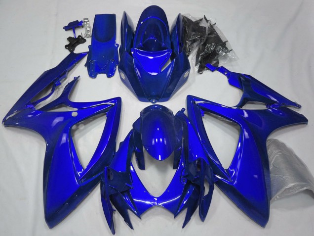 Carenados Moto Suzuki GSXR 600 / GSXR 750 2006-2007 - Azul Brillante Plain Fábrica