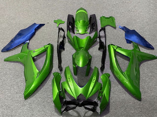 Carenados Moto Suzuki GSXR 600 / GSXR 750 2008-2010 - Verde Azul Fábrica