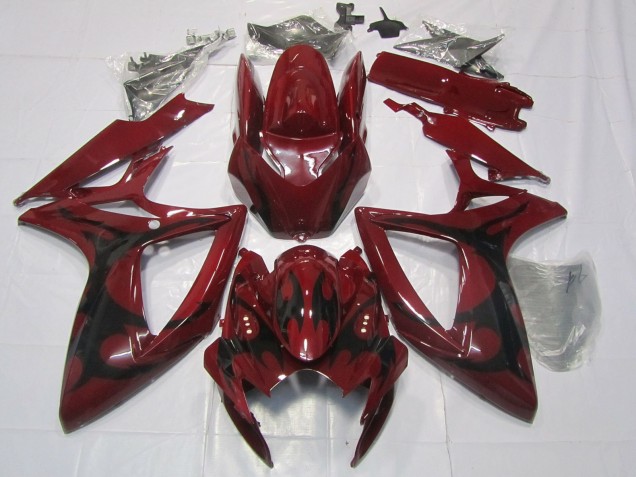Carenados Moto Suzuki GSXR 600 / GSXR 750 2006-2007 - Rojo Granate Fábrica