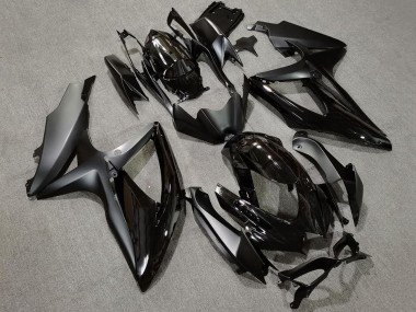 Carenados Moto Suzuki GSXR 600 / GSXR 750 2008-2010 - Negro Brillante Negro Mate Fábrica