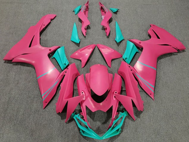 Carenados Moto Suzuki GSXR 600 / GSXR 750 2011-2024 - Rosa Azul Verdoso Fábrica