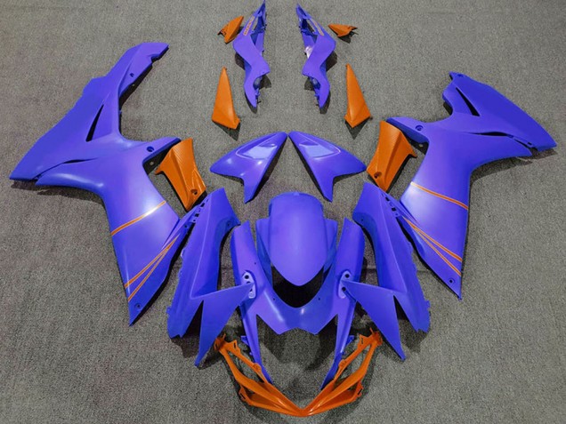 Carenados Moto Suzuki GSXR 600 / GSXR 750 2011-2024 - Azul Océano Naranja Fábrica