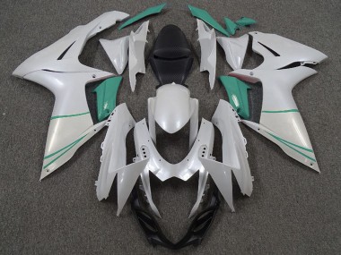Carenados Moto Suzuki GSXR 600 / GSXR 750 2011-2024 - Blanco Perla T Azul Fábrica
