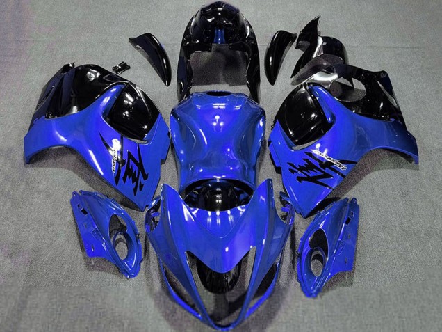 Carenados Moto Suzuki GSXR 1300 2008-2020 - Azul Brillante Negro Fábrica