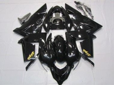 Carenados Moto Kawasaki ZX10R 2004-2005 - Negro Brillante Oro Fábrica
