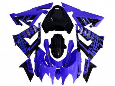 Carenados Moto Kawasaki ZX10R 2004-2005 - Azul Negro Logo Fábrica