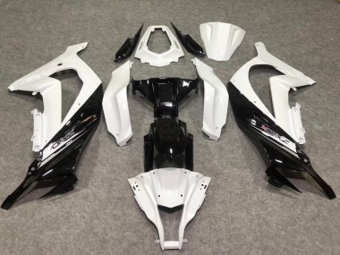 Carenados Moto Kawasaki ZX10R 2011-2015 - Blanco Negro Brillante Fábrica