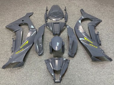 Carenados Moto Kawasaki ZX10R 2011-2015 - Nardo Gris Amarillo Fábrica