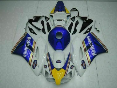 Carenado Moto Honda CBR1000RR 2004-2005 - Blanco Azul Amarillo Rothmans Fábrica