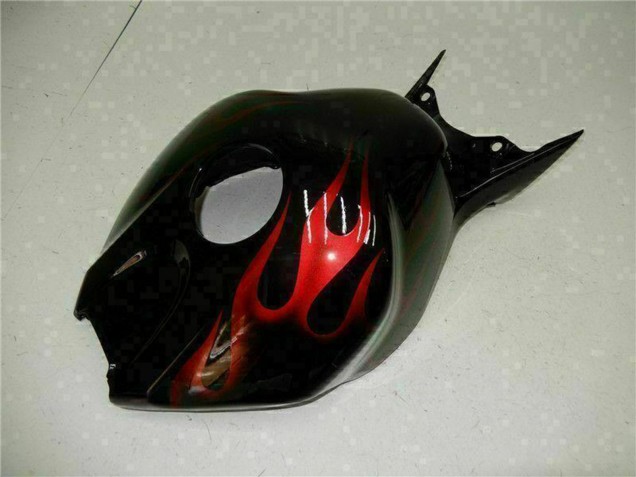 Carenados Moto Honda CBR1000RR 2004-2005 - Negro Brillante Rojo Llama Fábrica