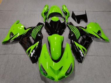 Carenados Moto Kawasaki ZX14R 2006-2011 - Verde Negro Brillante Blanco Ninja Fábrica