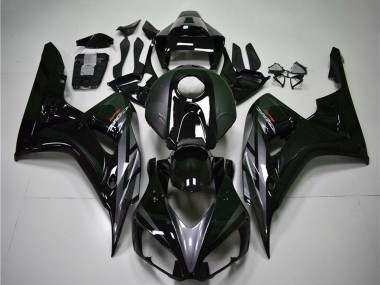Carenados Moto Honda CBR1000RR 2004-2005 - Negro Brillante Gris Fábrica
