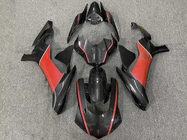 Carenados Moto Yamaha R1 2015-2019 - FibraCarbono Rojo Fábrica