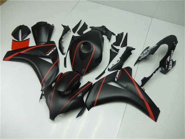 Carenados Moto Honda CBR1000RR 2008-2011 - Negro Mate Rojo Fábrica