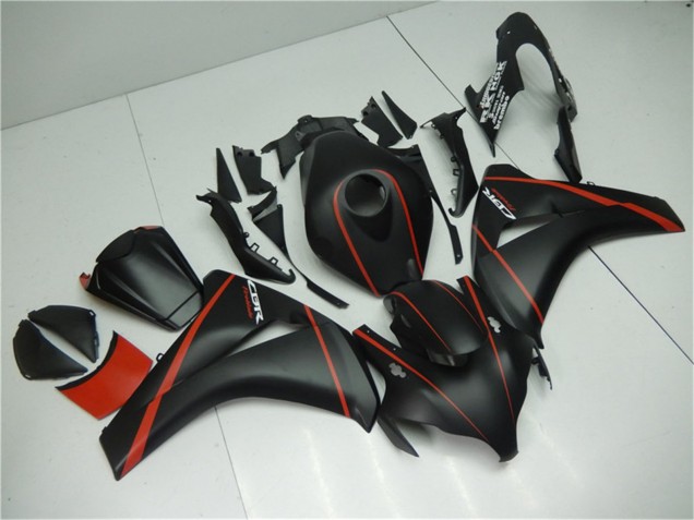 Carenados Moto Honda CBR1000RR 2008-2011 - Negro Mate Rojo Fábrica