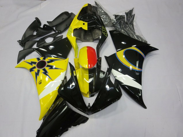 Carenados Moto Yamaha R1 2012-2014 - Amarillo Negro Rojo Fábrica