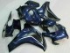 Carenados Moto Honda CBR1000RR 2008-2011 - Azul Oscuro Negro Brillante Fábrica