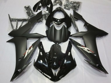 Carenado Moto Yamaha R1 2004-2006 - Negro Brillante Negro Mate Fábrica