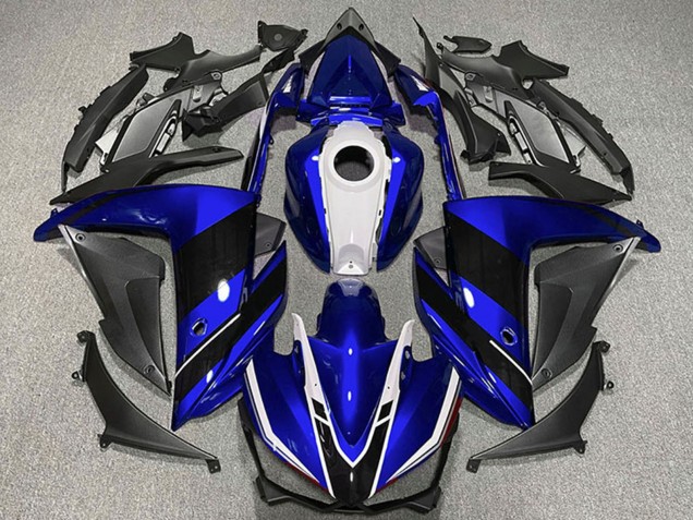 Carenados Moto Yamaha R3 2015-2018 - Azul Blanco Negro Fábrica
