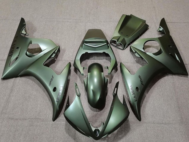 Carenados Moto Yamaha R6 2003-2004 - Verde Militar Fábrica