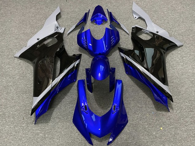 Carenados Moto Yamaha R6 2017-2023 - Gris Azul Negro Brillante Fábrica