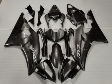 Carenados Moto Yamaha R6 2008-2016 - Negro Brillante Blanco Calcomanías Fábrica