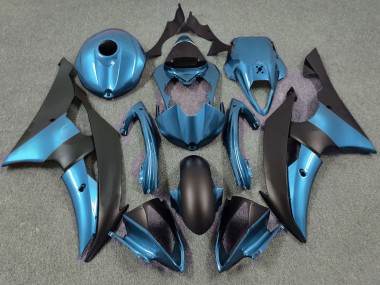 Carenados Moto Yamaha R6 2008-2016 - Azul Negro Mate Fábrica