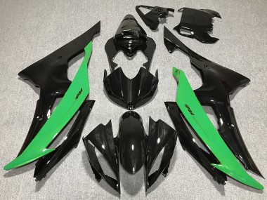 Carenado Moto Yamaha R6 2008-2016 - Verde Negro Brillante Fábrica
