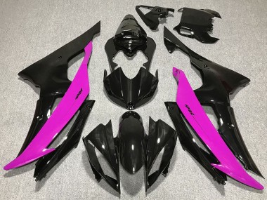 Carenados Moto Yamaha R6 2008-2016 - Rosa Negro Brillante Fábrica