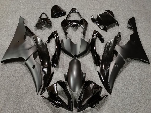 Carenados Moto Yamaha R6 2008-2016 - Negro Brillante Negro Mate Fábrica