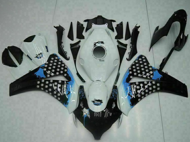 Carenado Moto Honda CBR1000RR 2008-2011 - Blanco Azul Negro Brillante Fábrica