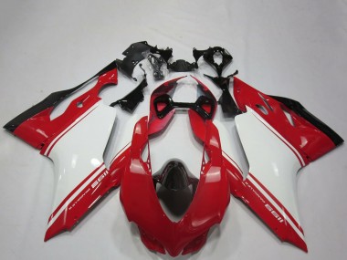 Carenados Moto Ducati 1199 2011-2014 - Blanco Rojo Negro OEM Estilo Fábrica