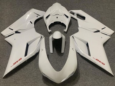 Carenado Moto Ducati 848 2007-2014 - Blanco Perla Fábrica