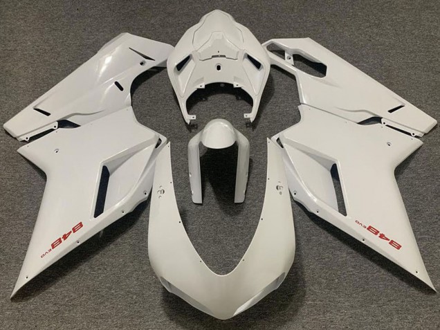 Carenado Moto Ducati 848 2007-2014 - Blanco Perla Fábrica
