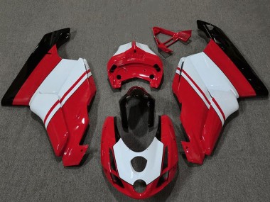 Carenados Moto Ducati 749 999 2003-2004 - Blanco Rojo Negro Brillante Fábrica