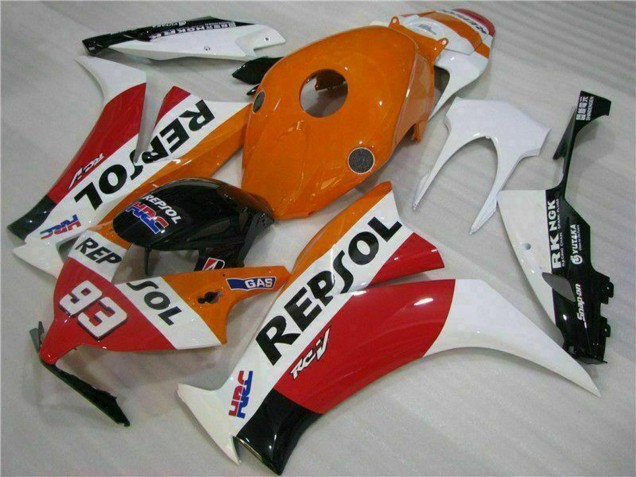 Carenado Moto Honda CBR1000RR 2012-2016 - Blanco Naranja Rojo Negro Brillante HRC Repsol 93 Fábrica