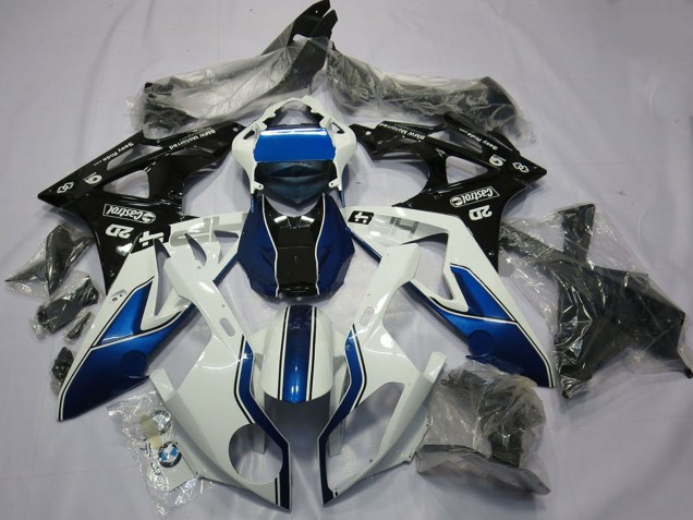 Carenado Moto BMW S1000RR 2015-2016 - Blanco Azul Negro Brillante Fábrica