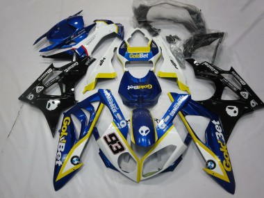 Carenados Moto BMW S1000RR 2009-2014 - Blanco Amarillo Azul Negro Brillante OroBet 93 Fábrica