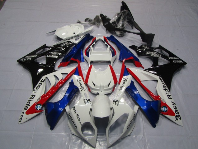 Carenados Moto BMW S1000RR 2009-2014 - Blanco Rojo Azul Negro Brillante Easy Ride Fábrica